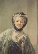 Francois-Hubert Drouais Madame Drouais Wife of the Artist (mk05) oil painting on canvas